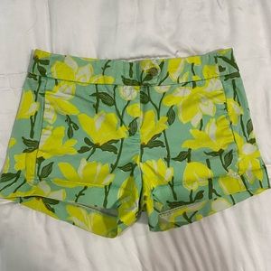 J. Crew Floral Chino Shorts